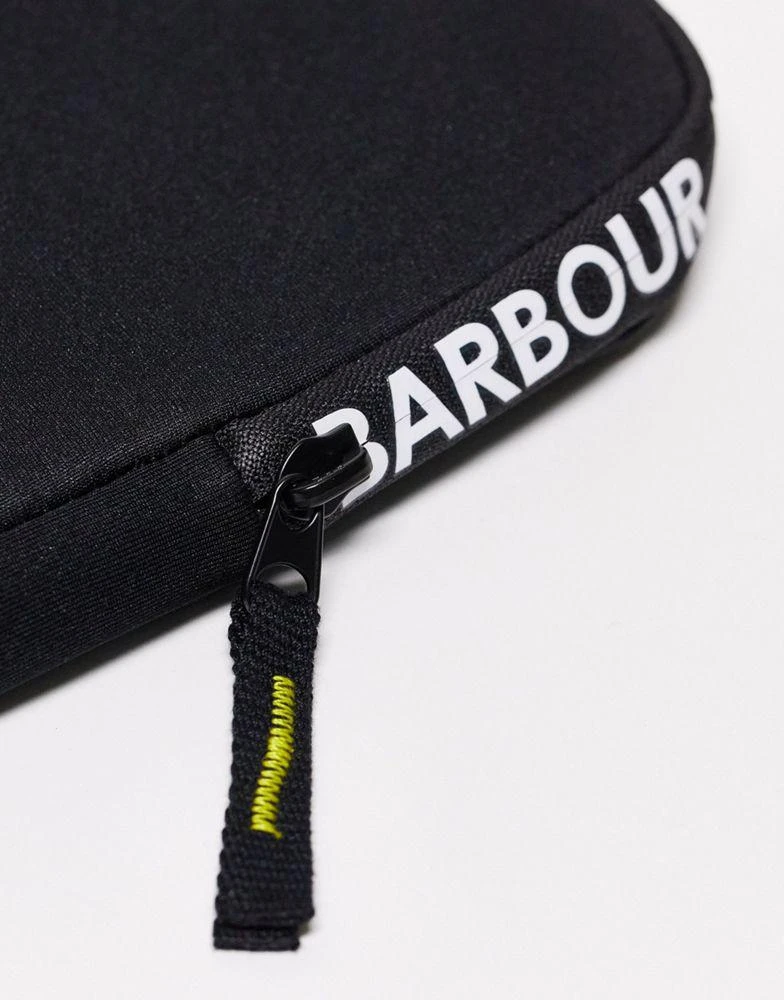 商品Barbour|Barbour International logo laptop case in black,价格¥293,第4张图片详细描述