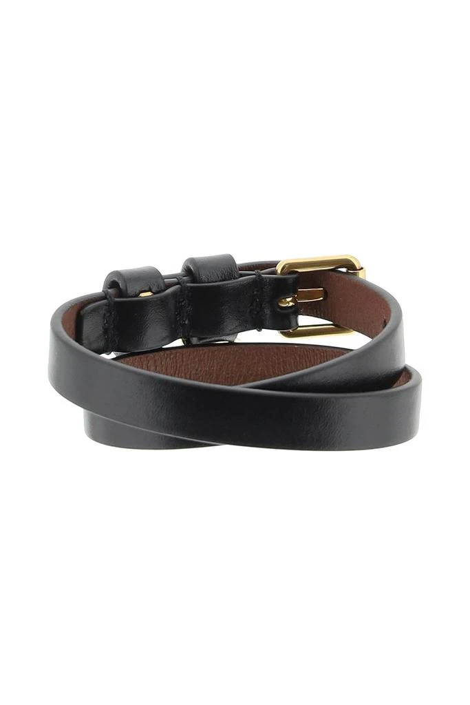 商品Alexander McQueen|LEATHER BRACELET WITH HEART CHARM,价格¥1710,第2张图片详细描述