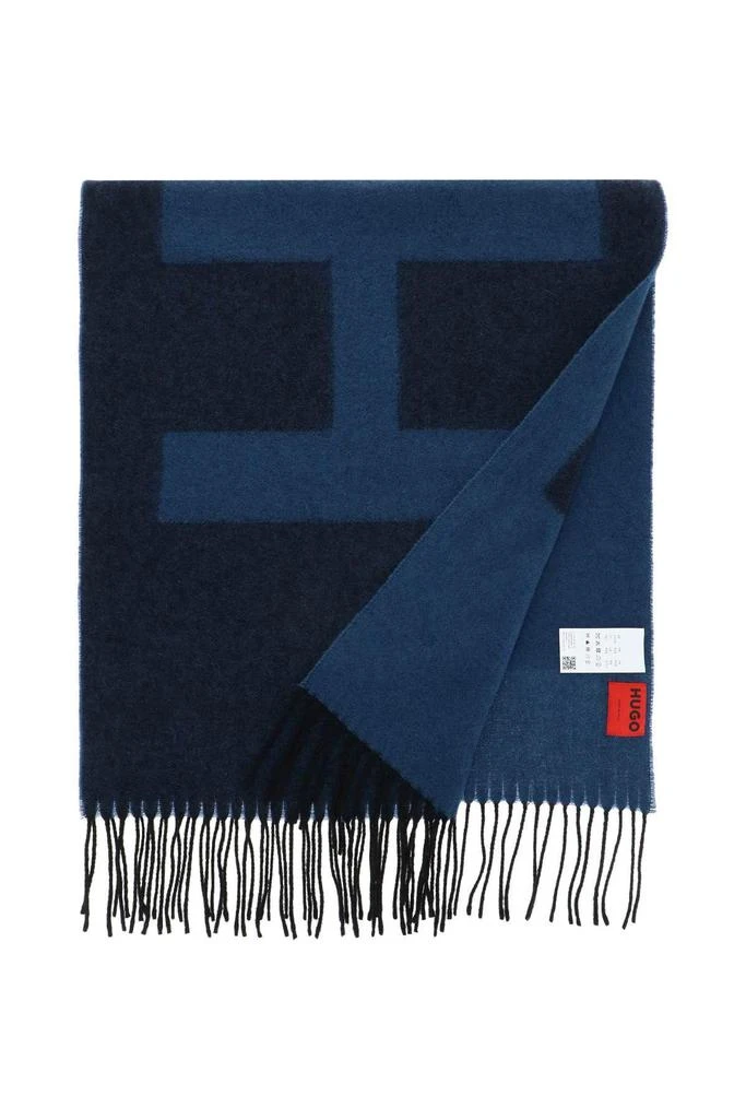 商品Hugo Boss|WOOL LOGOED SCARF,价格¥424,第2张图片详细描述