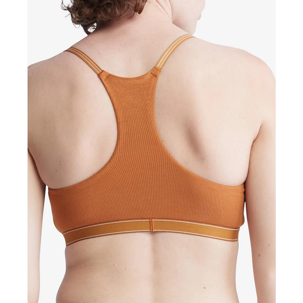 商品Calvin Klein|Women's Pure Ribbed Unlined Bralette QF6438,价格¥135,第4张图片详细描述