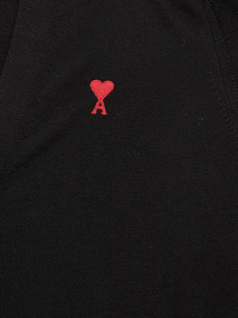 商品AMI|AMI Paris Ami de Coeur Logo Embroidered Buttoned Cardigan,价格¥1830,第4张图片详细描述
