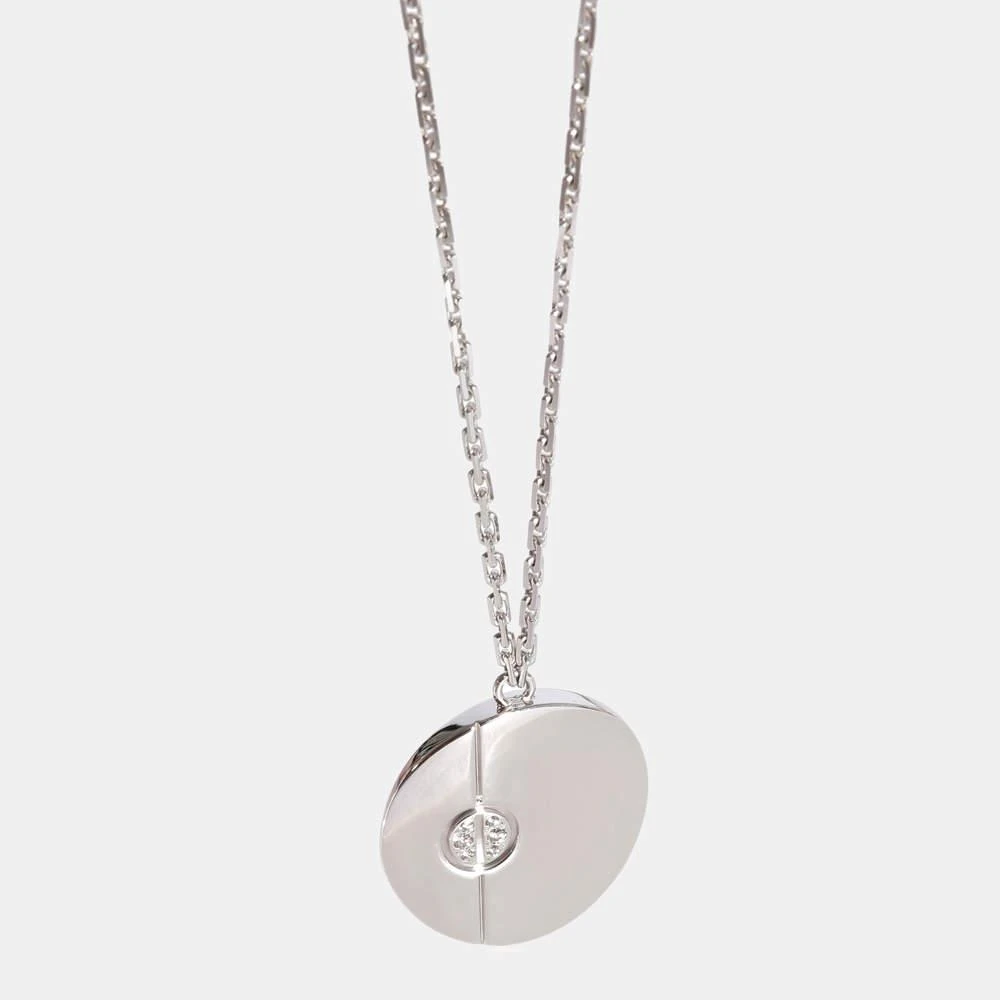 商品[二手商品] Cartier|Cartier Love Disc Diamond Pendant in 18k White Gold 0.03 CTW,价格¥31110,第1张图片