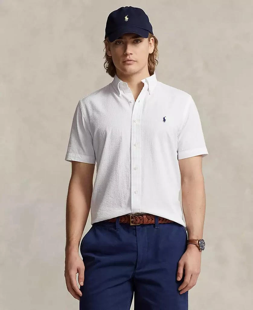 商品Ralph Lauren|Men's RL Prepster Classic-Fit Seersucker Shirt,价格¥953,第1张图片