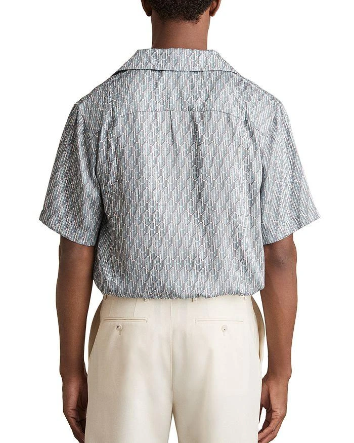 商品REISS|Relic Monogram Printed Cuban Shirt,价格¥1191,第3张图片详细描述