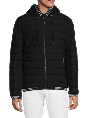 商品Calvin Klein|Faux Fur Lined Hooded Puffer Jacket,价格¥573,第3张图片详细描述