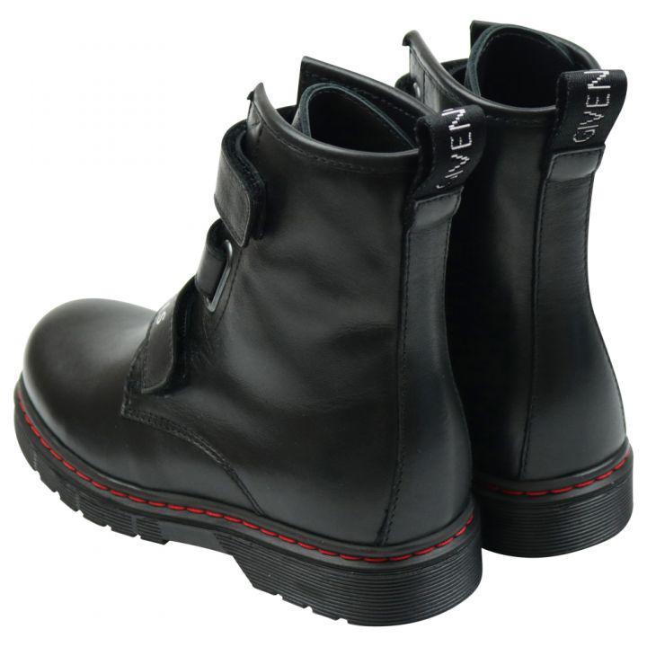 商品Givenchy|Black Touch-Strap Leather Boots,价格¥1014-¥1138,第5张图片详细描述