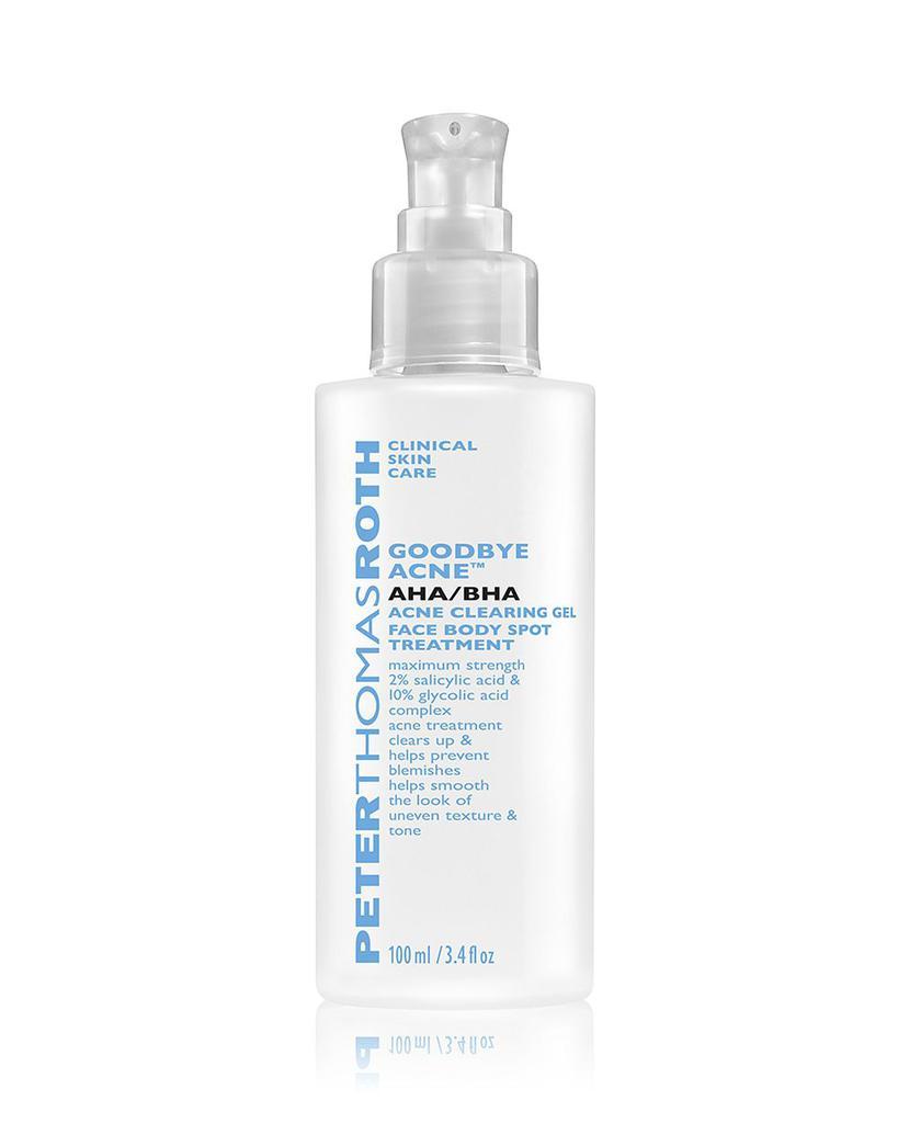 商品Peter Thomas Roth|Goodbye Acne AHA/BHA Clearing Gel Face & Body Spot Treatment 3.4 oz.,价格¥358,第3张图片详细描述