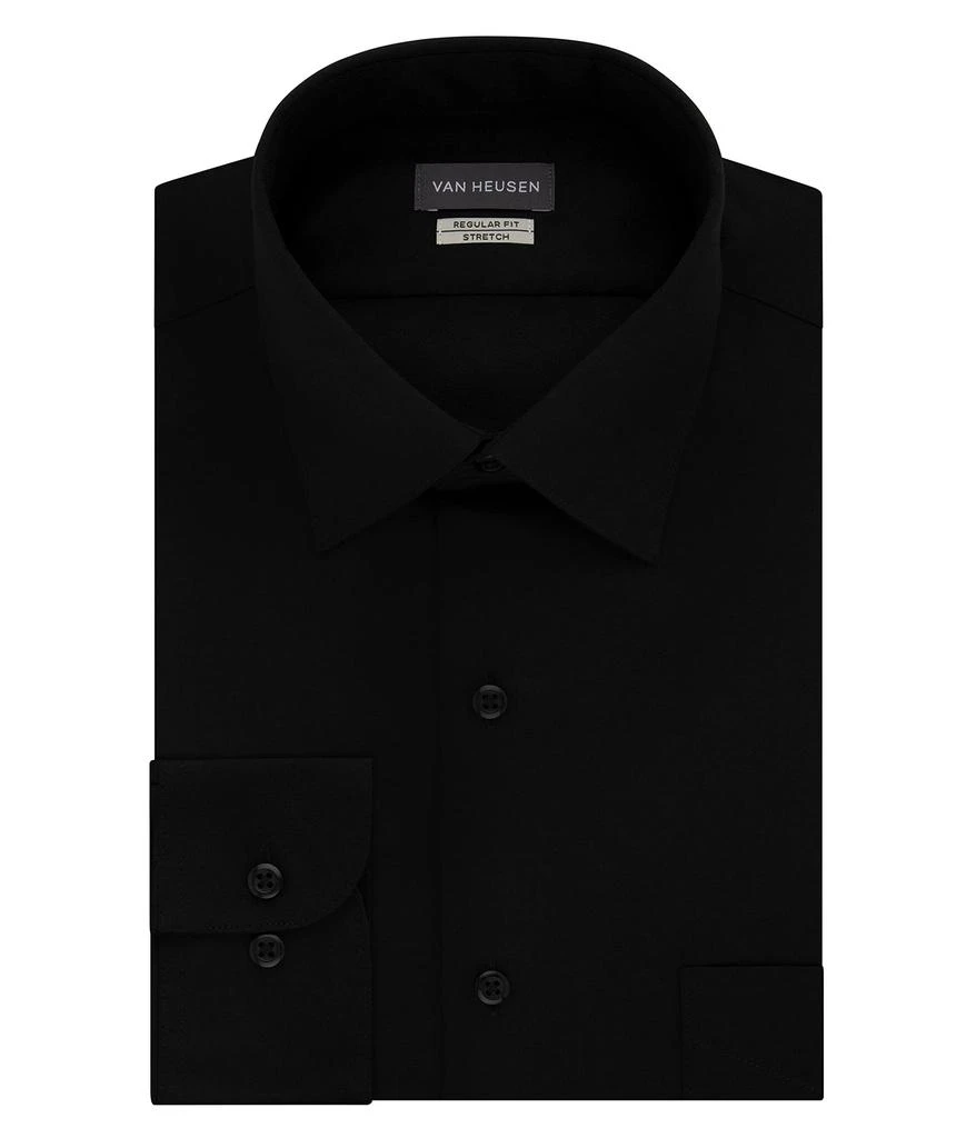 商品Van Heusen|Men's Dress Shirts Regular Fit Lux Sateen Stretch Solid,价格¥209,第1张图片