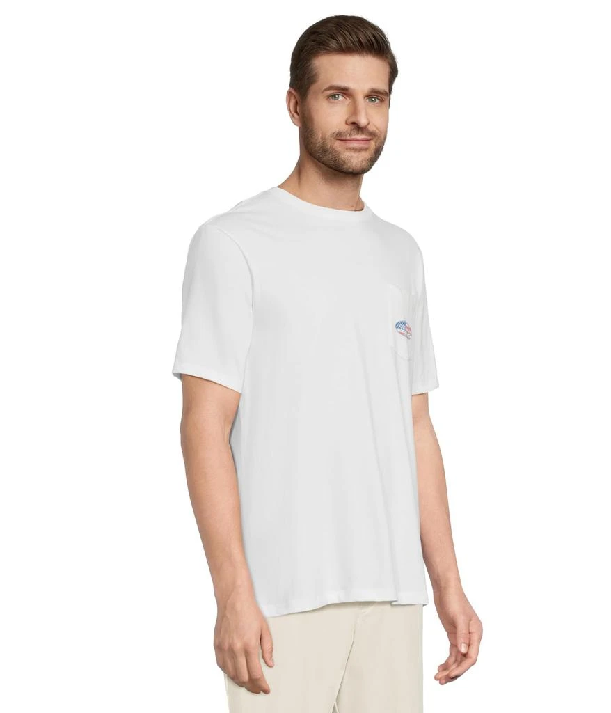 商品Vineyard Vines|Surf Chappy Short Flag Short Sleeve Tee,价格¥337,第2张图片详细描述