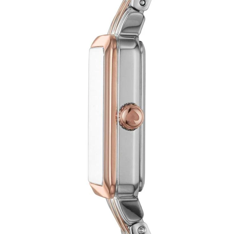 商品Kate Spade|Women's Washington Square Two-Tone Stainless Steel Bracelet Watch 25x25mm,价格¥1871,第2张图片详细描述