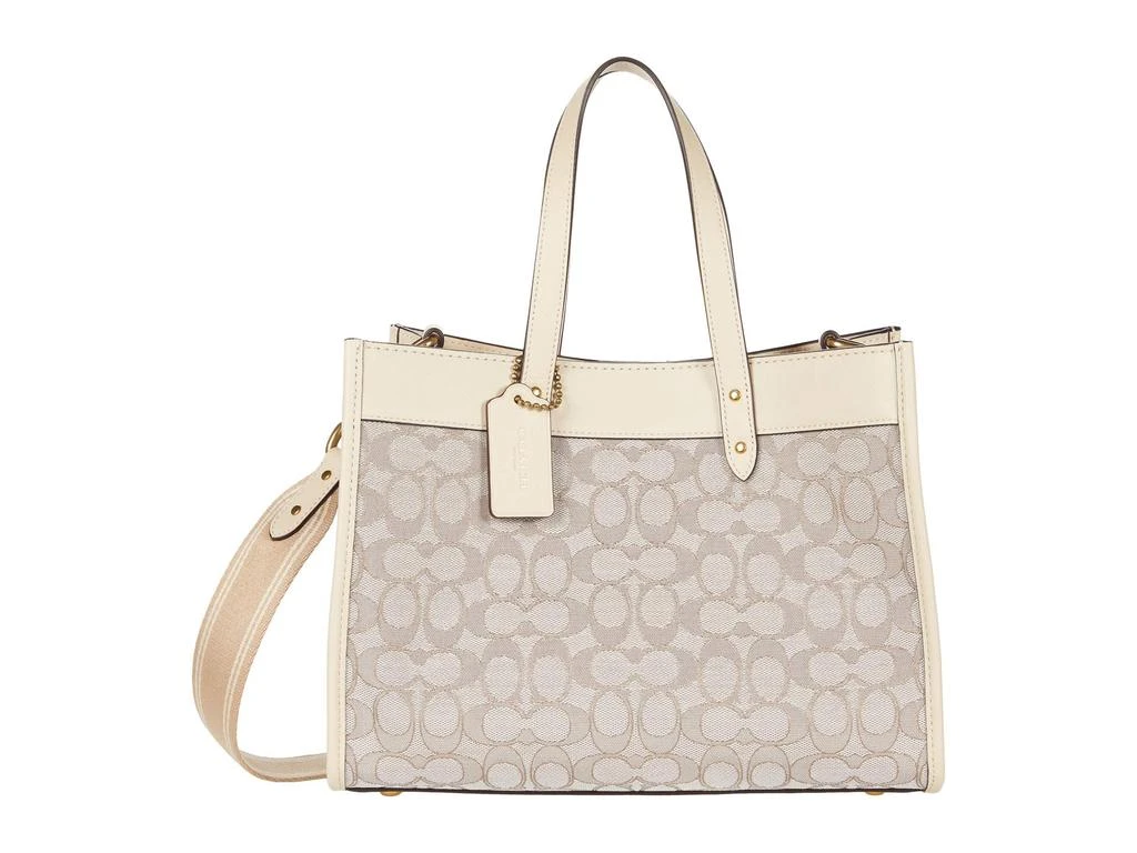 商品Coach|Signature Jacquard Field Tote 30,价格¥2372,第1张图片