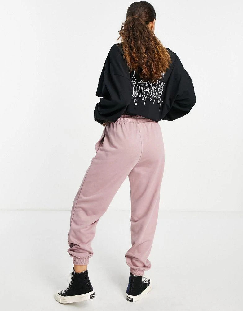商品Topshop|Topshop Petite oversized 90s joggers in mink,价格¥112,第4张图片详细描述