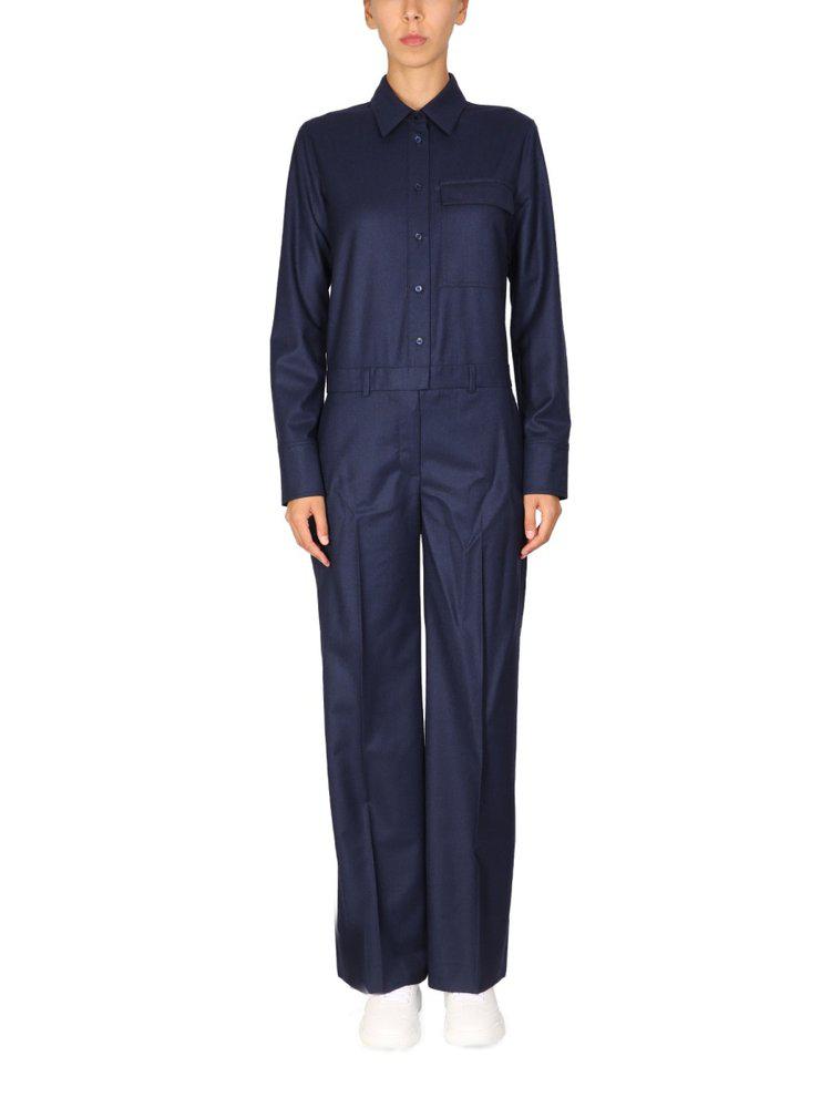 Stella McCartney Button-Up Shirt Jumpsuit商品第1张图片规格展示