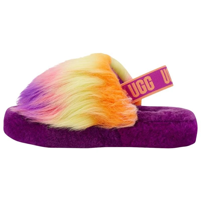 商品UGG|UGG Fluff Yeah Slide - Girls' Grade School,价格¥333,第2张图片详细描述