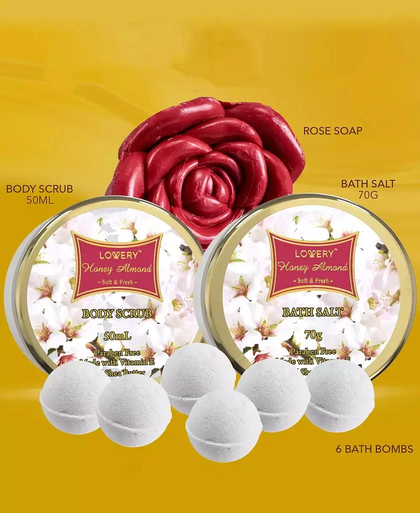 商品Lovery|14-Pc. Honey Almond Bath & Body Care Gift Set,价格¥282,第3张图片详细描述