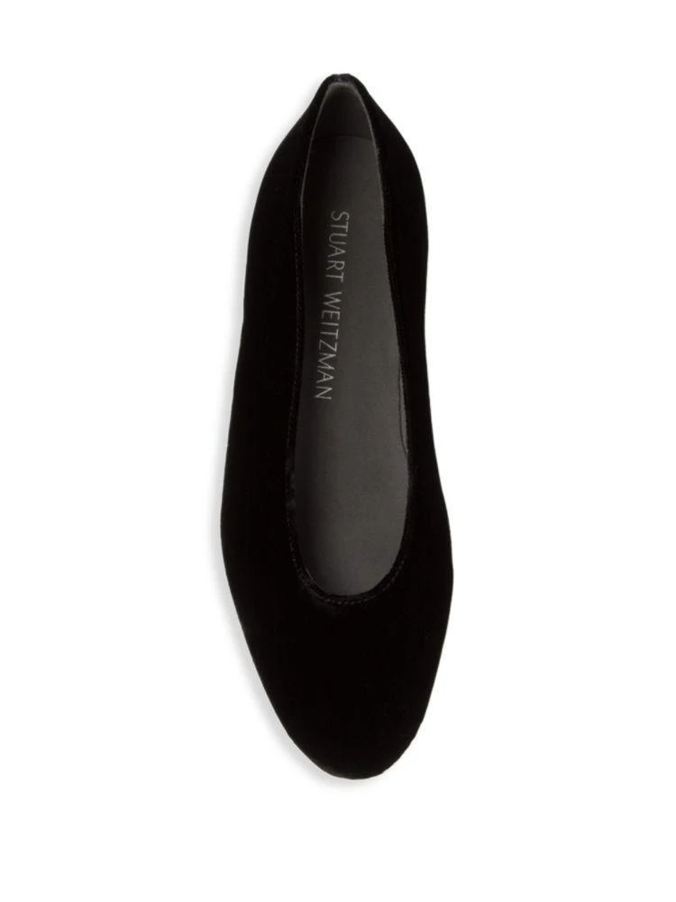 商品Stuart Weitzman|Stuart Weitzman Chicflat Velvet Ballet Flats,价格¥1494,第4张图片详细描述