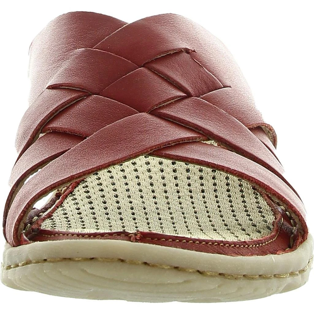 Born Womens Tarpon Criss-Cross Leather Flatform Sandals 商品