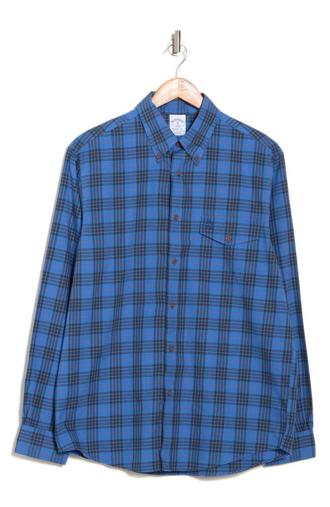 Brushed Twill Check Regent Fit Dress Shirt商品第3张图片规格展示