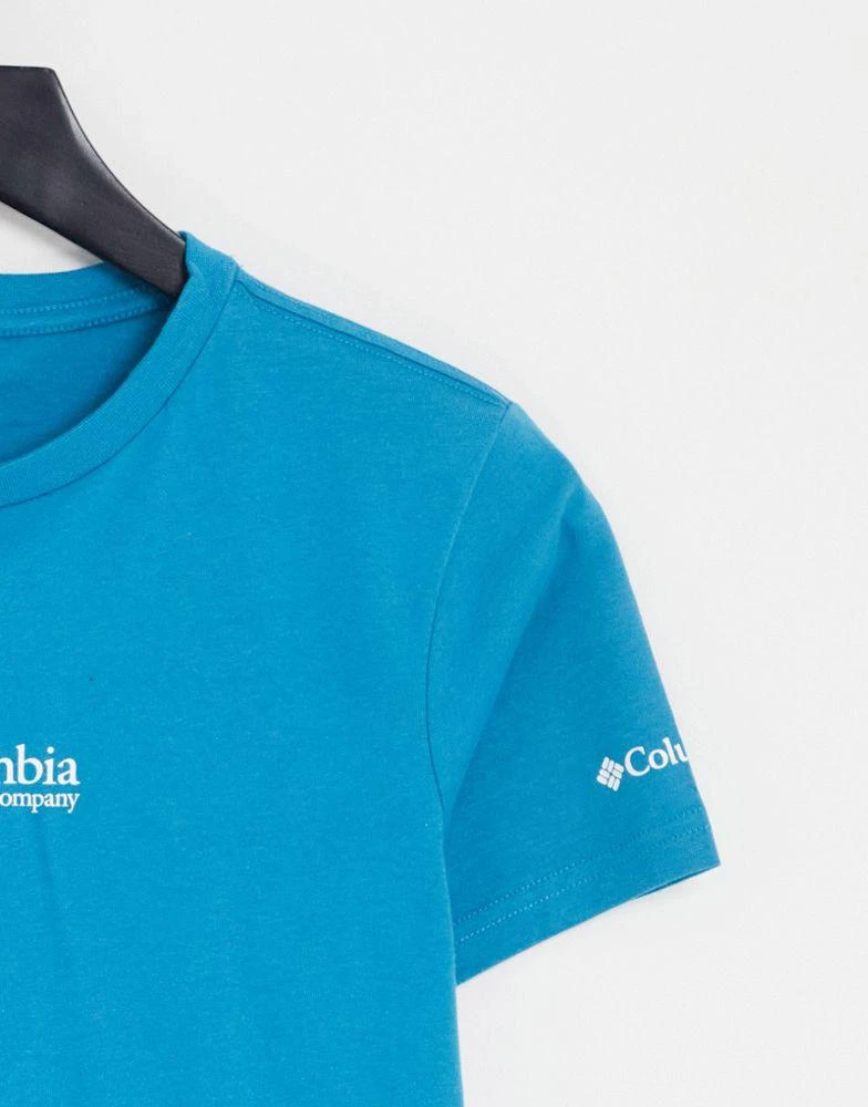 商品Columbia|Columbia CSC Basic Logo cropped t-shirt in blue,价格¥128,第3张图片详细描述