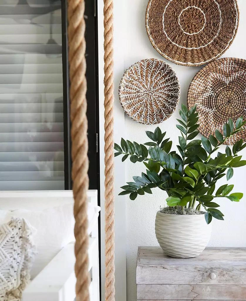 商品NEARLY NATURAL|28" Artificial Zamioculcas Plant with Decorative Planter,价格¥605,第5张图片详细描述