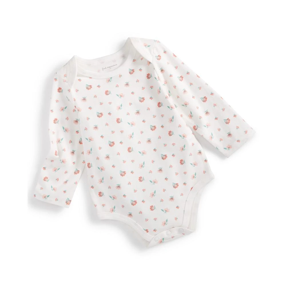 商品First Impressions|Baby Girls Floral Bodysuit, Created for Macy's,价格¥37,第1张图片