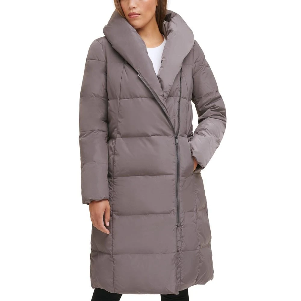 商品Cole Haan|Women's Signature Asymmetrical Pillow-Collar Down Puffer Coat,价格¥1481,第3张图片详细描述