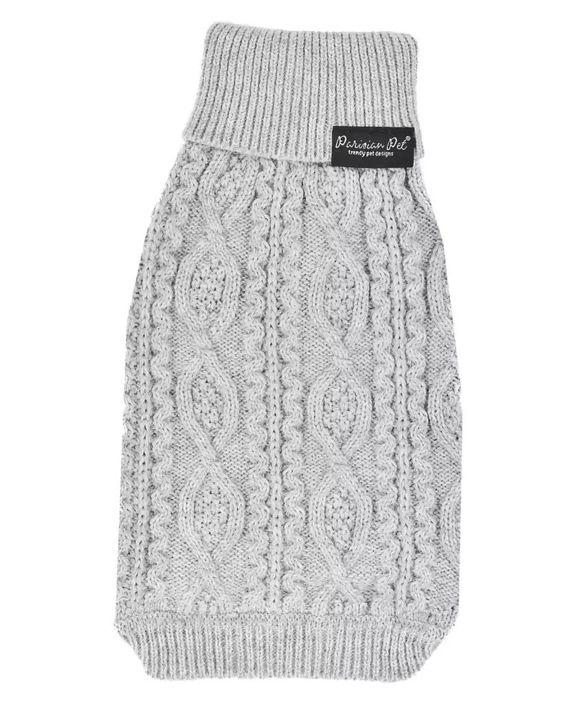 商品Macy's|Cable Knit Dog Sweater,价格¥209,第3张图片详细描述
