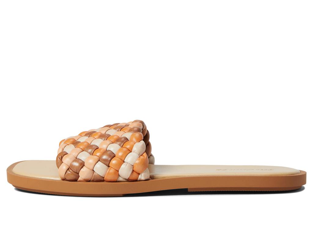 The Suzi Slide Sandal in Multi Woven Leather商品第4张图片规格展示