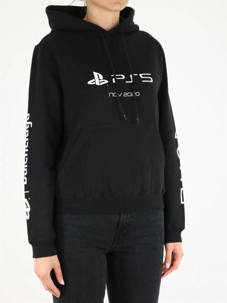 商品Balenciaga|PlayStation™ Fitted Hoodie black,价格¥3081,第2张图片详细描述