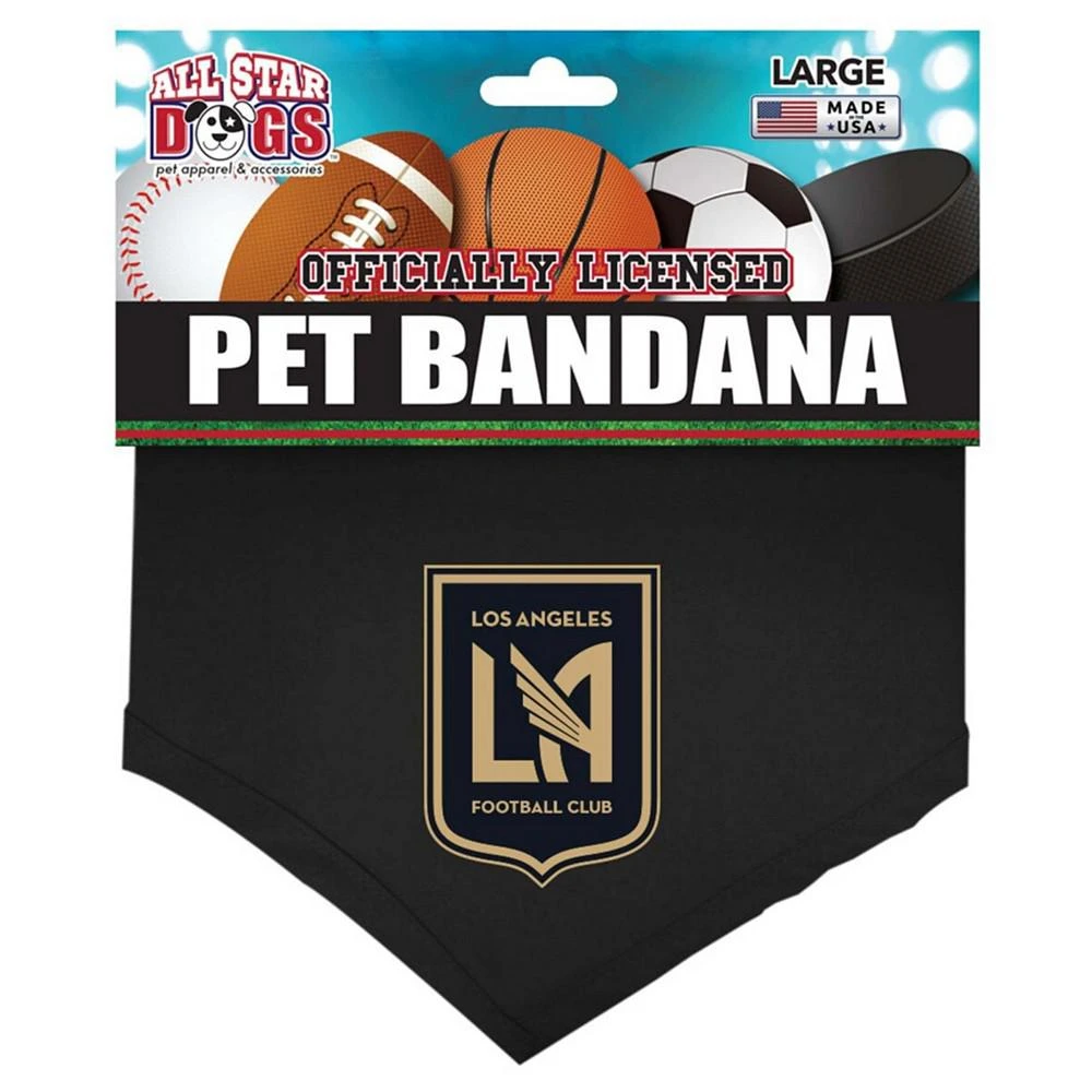 商品All Star Dogs|Black LAFC Pet Bandana,价格¥127,第1张图片