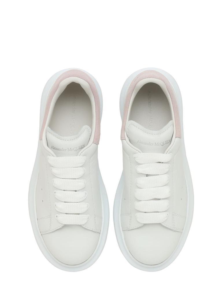 商品Alexander McQueen|Leather Lace-up Sneakers,价格¥2342,第1张图片