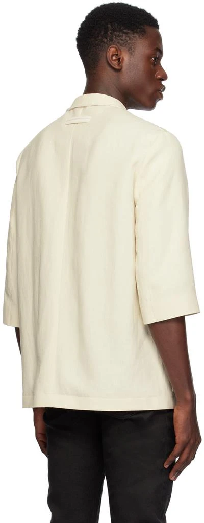 商品Zegna|灰白色单排扣西装外套,价格¥26100,第3张图片详细描述
