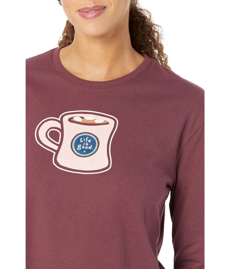 商品Life is Good|Hot Chocolate Long Sleeve Snuggle Up Sleep Tee,价格¥213,第3张图片详细描述
