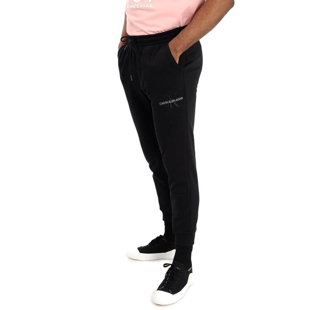 商品Calvin Klein|Calvin Klein Black Organic Cotton Logo Sweatpants, Size Medium,价格¥493,第5张图片详细描述