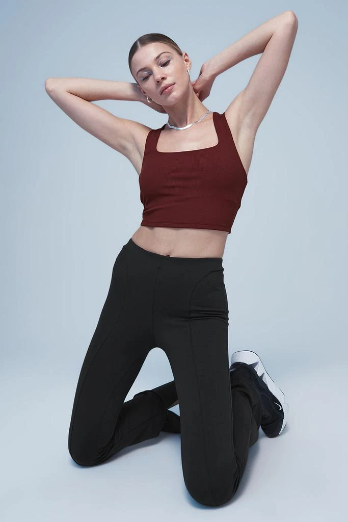 Alosoft Ribbed Chic Bra Tank - Cranberry 商品