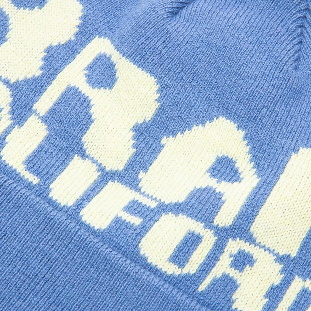 商品Brain Dead|Brain Dead California Design Beanie - Blue,价格¥244,第2张图片详细描述