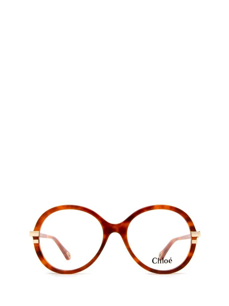 商品Chloé|Chloé Eyewear Round Frame Glasses,价格¥2182,第1张图片