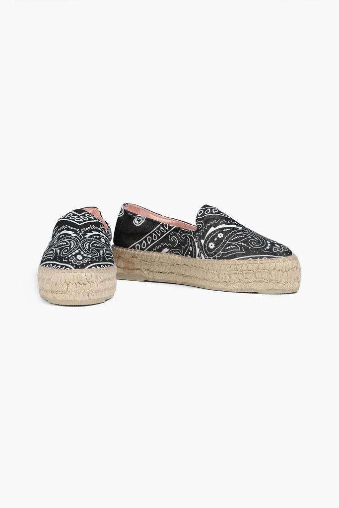 商品MANEBÍ|Paisley-print canvas platform espadrilles,价格¥263,第2张图片详细描述