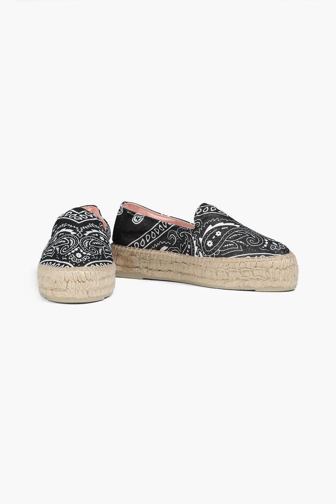 商品MANEBÍ|Paisley-print canvas platform espadrilles,价格¥648,第4张图片详细描述