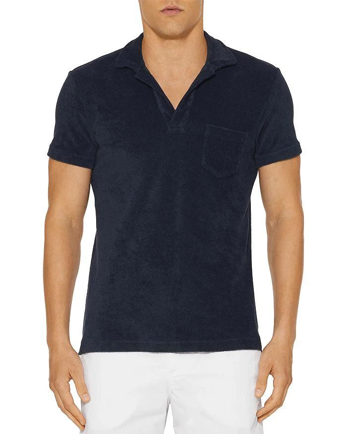 商品ORLEBAR BROWN|Cotton Terry Solid Tailored Fit Polo Shirt,价格¥1458,第1张图片