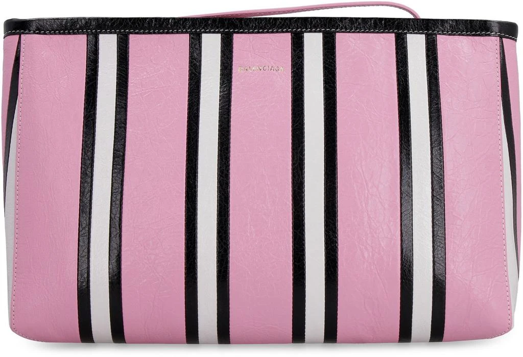 商品Balenciaga|Balenciaga Striped Logo Printed Pouch,价格¥3010,第1张图片