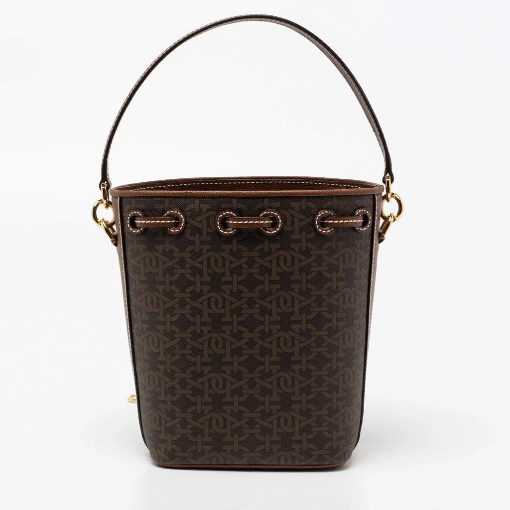商品Bally|Bally Brown Coated Canvas and Leather Donae Bucket Bag ,价格¥3474,第4张图片详细描述