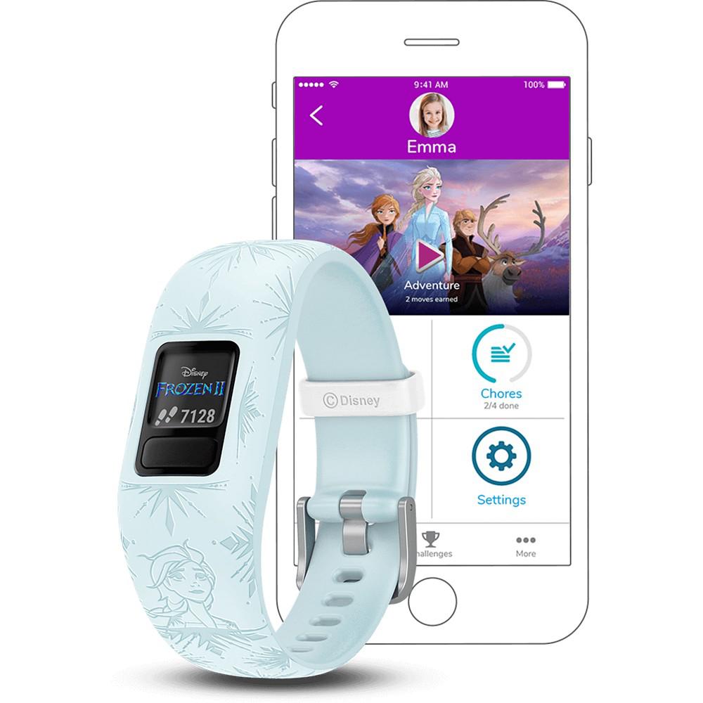 Kid's vivofit jr. 2 Elsa Blue Silicone Strap Smart Watch 11mm商品第10张图片规格展示