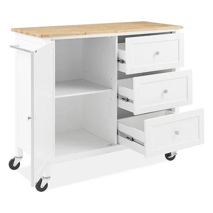 商品Sparrow & Wren|Soren Wood Top Kitchen Island Cart,价格¥5396,第3张图片详细描述