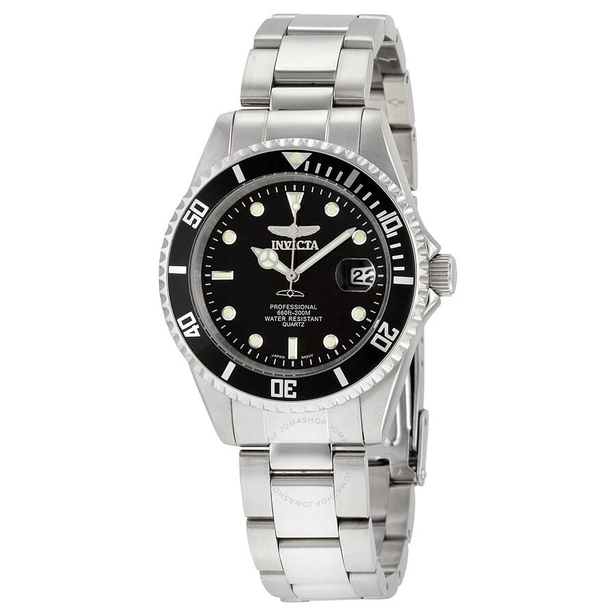 商品Invicta|Pro Diver Black Dial Men's Stainless Steel Men's Watch 8932OB,价格¥382,第1张图片