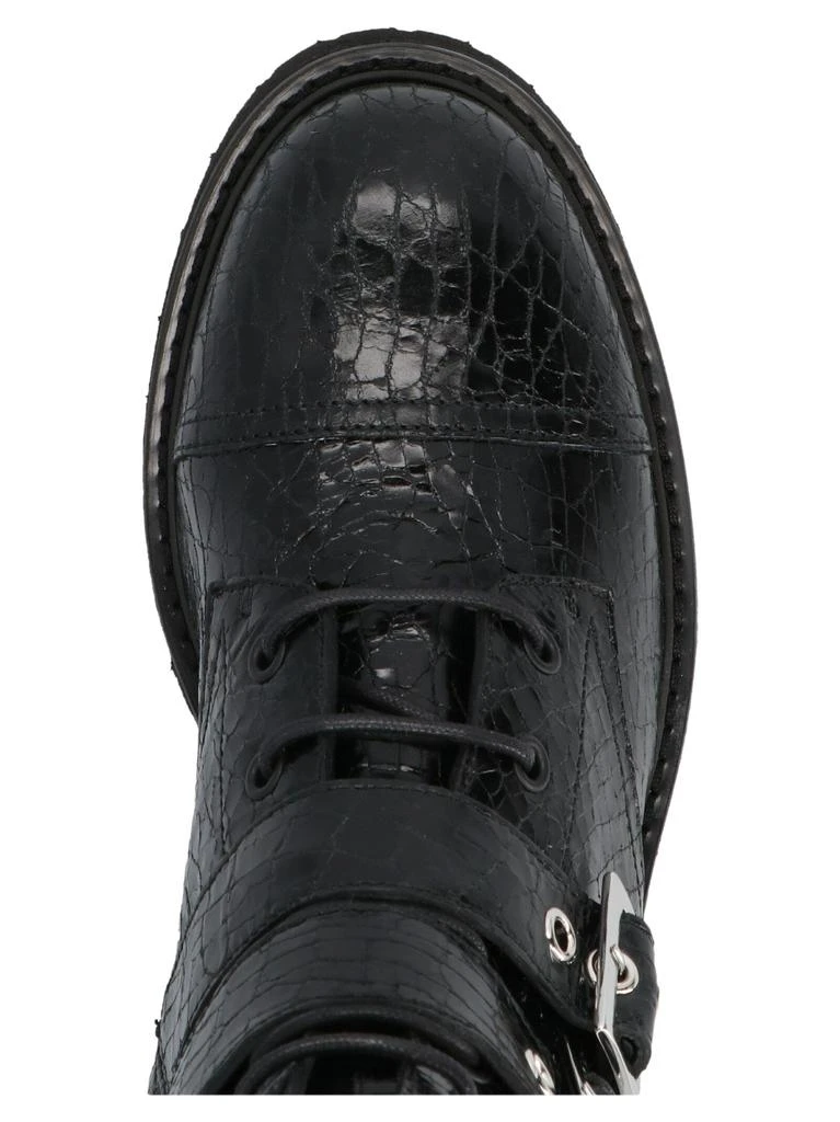 商品Giuseppe Zanotti|Double buckle combat boots,价格¥2926,第3张图片详细描述