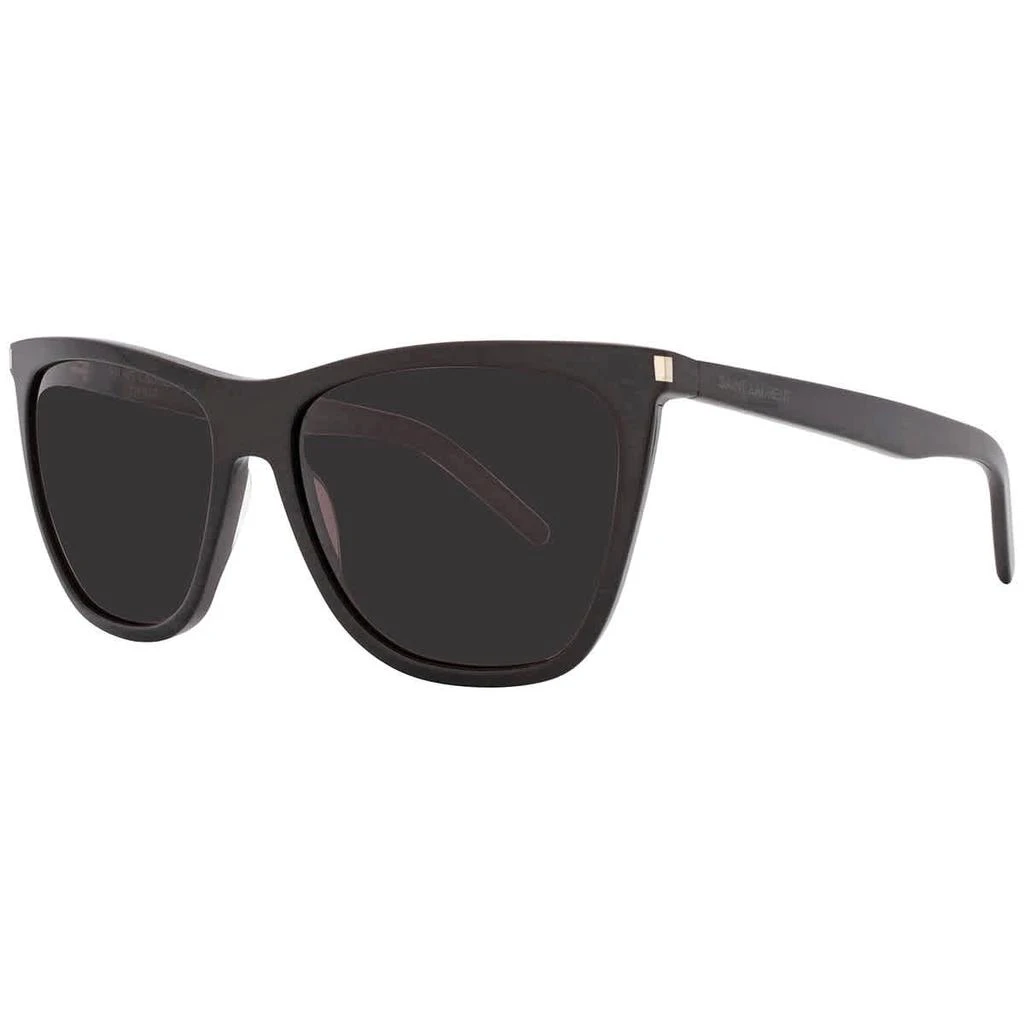 商品Yves Saint Laurent|Black Cat Eye Ladies Sunglasses SL 526 001 58,价格¥1391,第3张图片详细描述