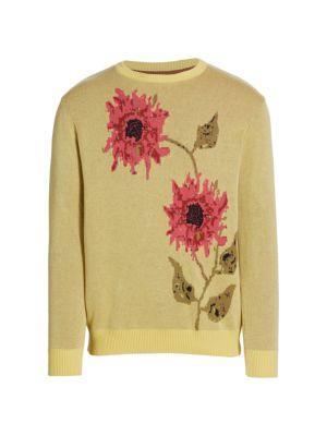 Floral Intarsia Sweater商品第6张图片规格展示