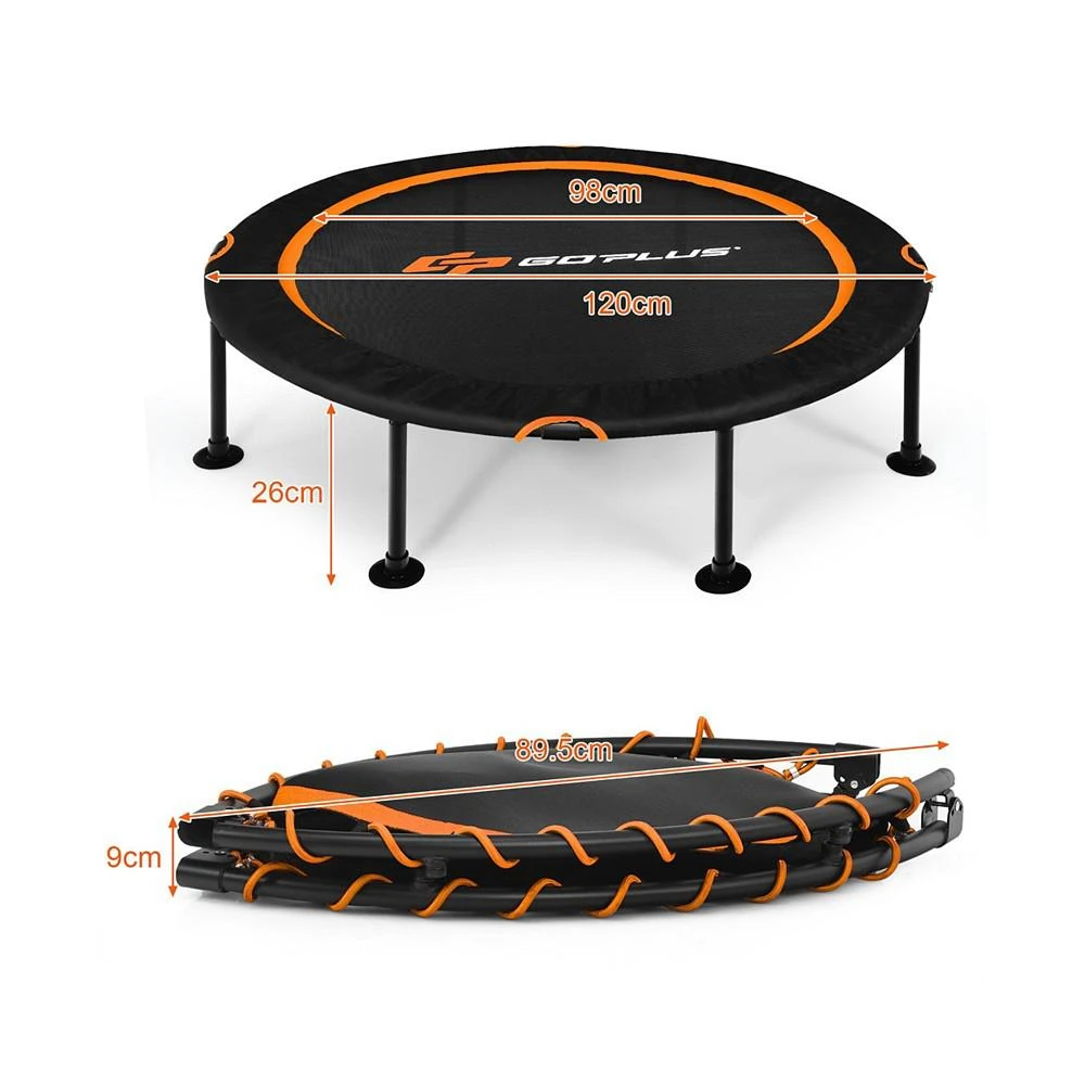 商品Costway|47'' Folding Trampoline Fitness Exercise Rebound safety Pad,价格¥494,第3张图片详细描述