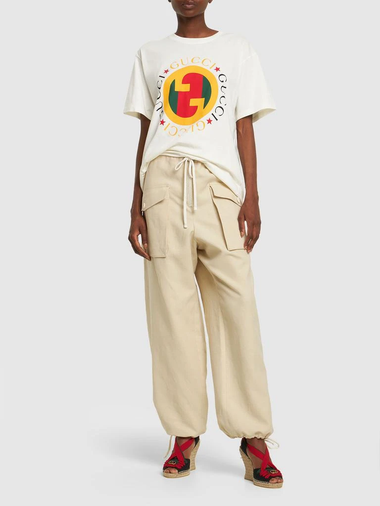 商品Gucci|G-loved Printed Cotton T-shirt,价格¥4542,第1张图片详细描述
